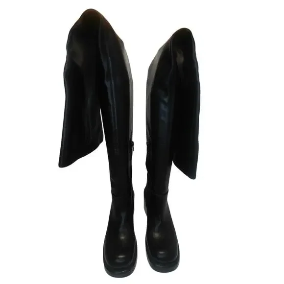 Black thigh high Boots by Jeffrey Campbell sz 7 - Picture 2 of 11
